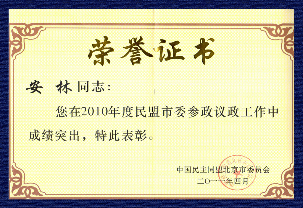 2010民盟參政議政